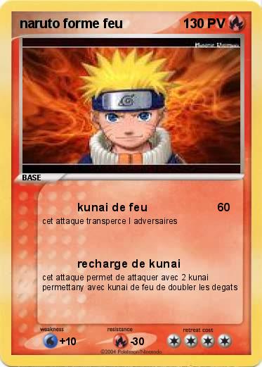 Pokemon naruto forme feu
