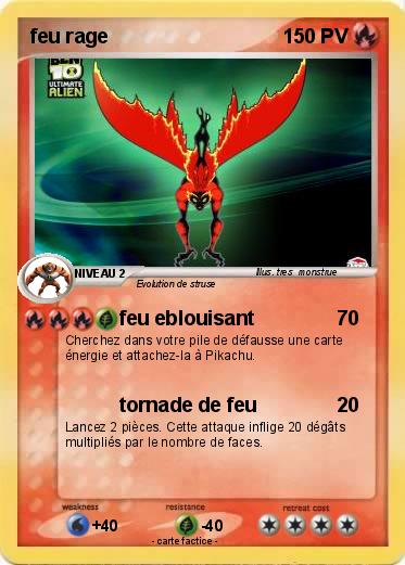 Pokemon feu rage