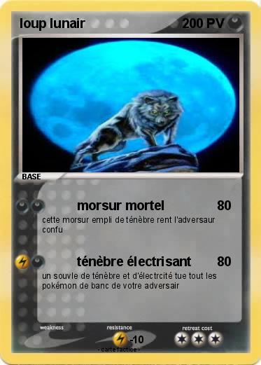 Pokemon loup lunair
