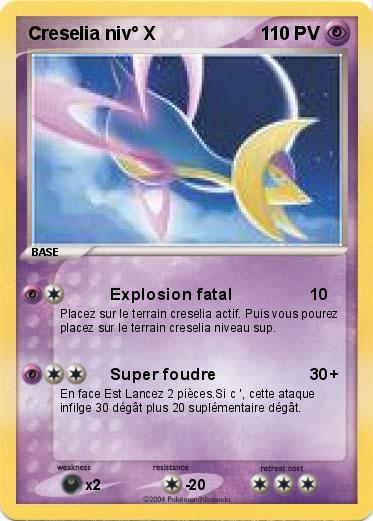Pokemon Creselia niv° X