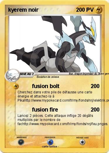 Pokemon kyerem noir