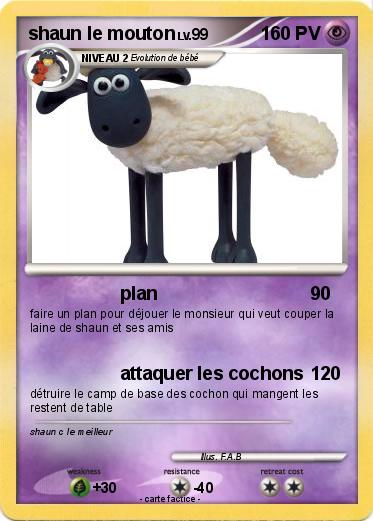 Pokemon shaun le mouton