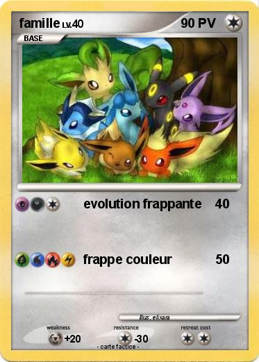 Pokemon famille