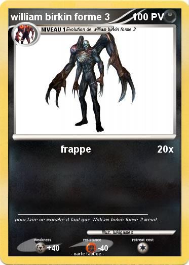 Pokemon william birkin forme 3