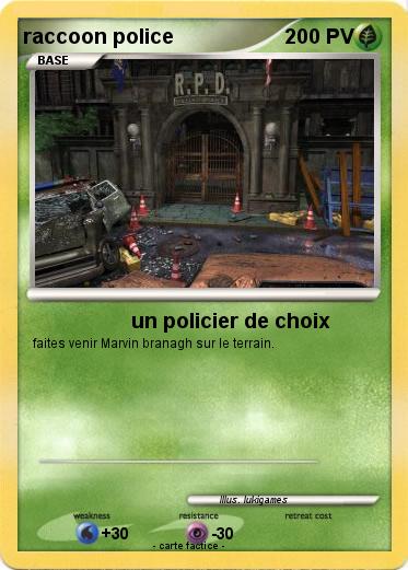Pokemon raccoon police