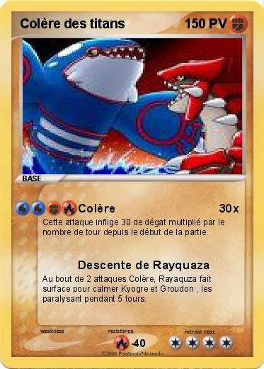 Pokemon Colère des titans