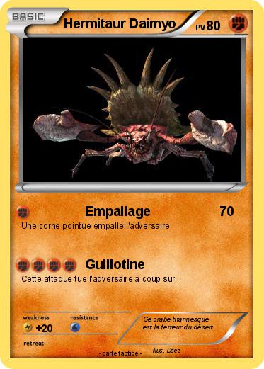 Pokemon Hermitaur Daimyo
