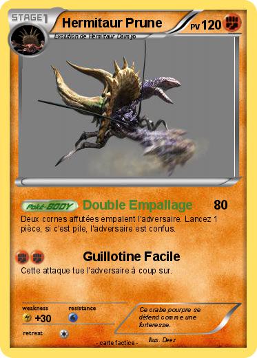 Pokemon Hermitaur Prune
