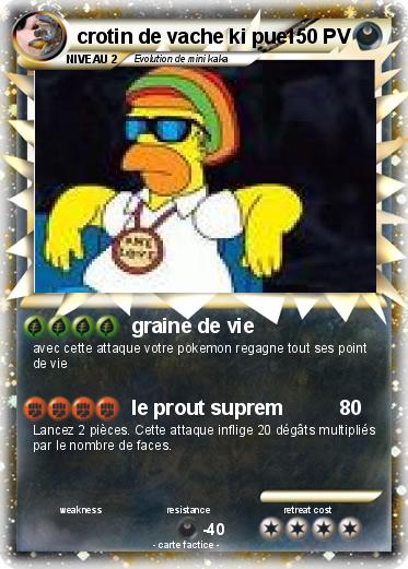 Pokemon crotin de vache ki pue