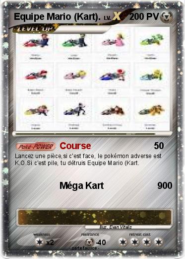 Pokemon Equipe Mario (Kart).