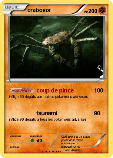 Pokemon crabosor