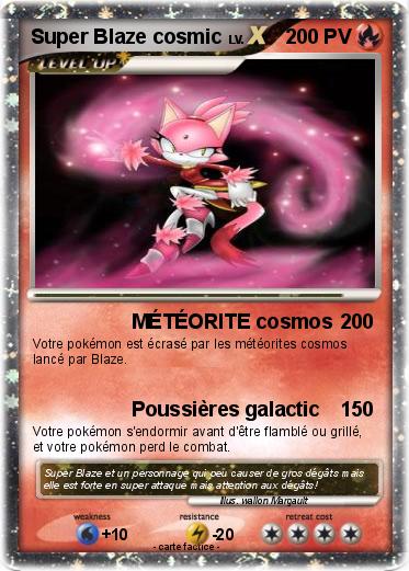 Pokemon Super Blaze cosmic