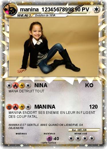 Pokemon manina  12345678998