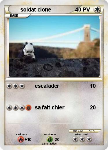 Pokemon soldat clone