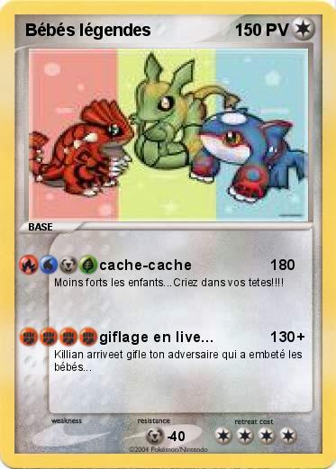 Pokemon Bébés légendes
