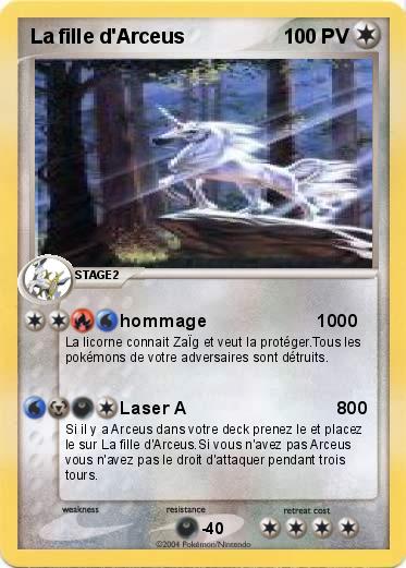 Pokemon La fille d'Arceus