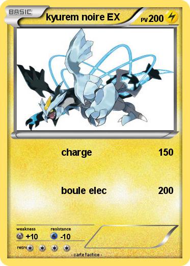 Pokemon kyurem noire EX
