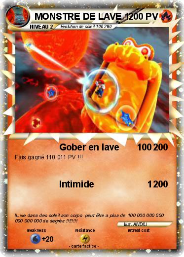 Pokemon MONSTRE DE LAVE 1