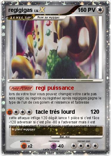 Pokemon regigigas