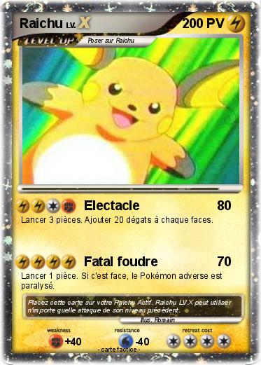 Pokemon Raichu