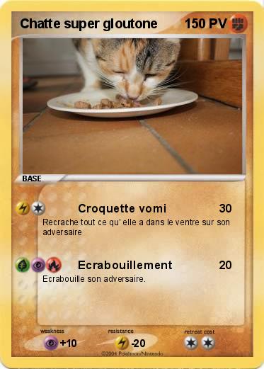Pokemon Chatte super gloutone