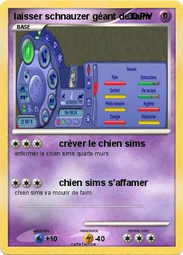 Pokemon laisser schnauzer géant de faim