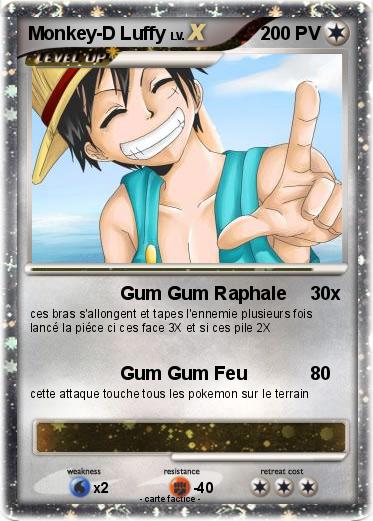 Pokemon Monkey-D Luffy
