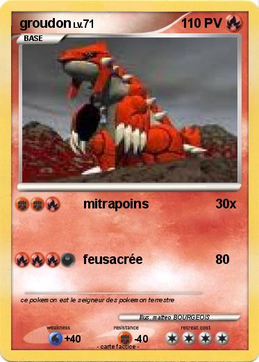 Pokemon groudon
