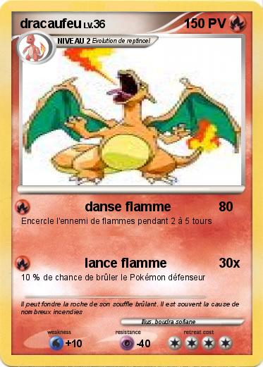 Pokemon dracaufeu