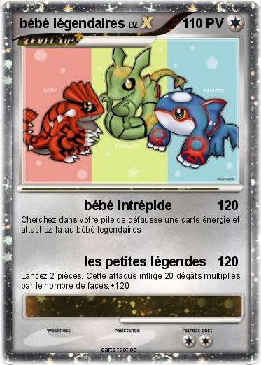 Pokemon bébé légendaires