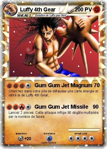Pokemon Luffy 4th Gear