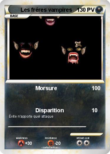 Pokemon Les fréres vampires