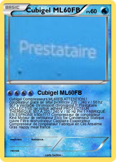Pokemon Cubigel ML60FB