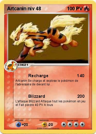 Pokemon Artcanin niv 48