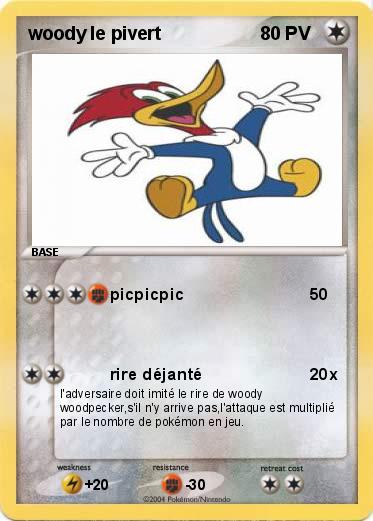 Pokemon woody le pivert