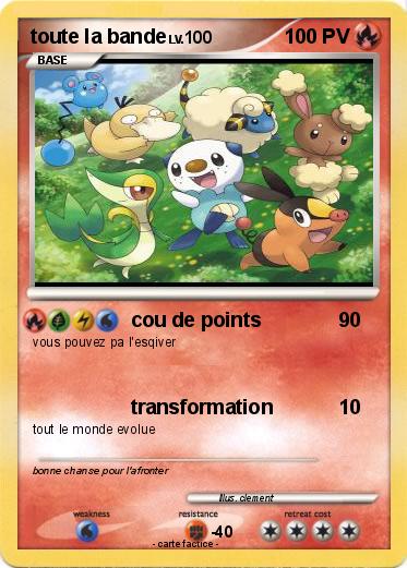 Pokemon toute la bande