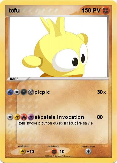 Pokemon tofu