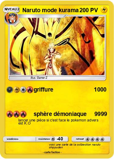 Pokemon Naruto mode kurama