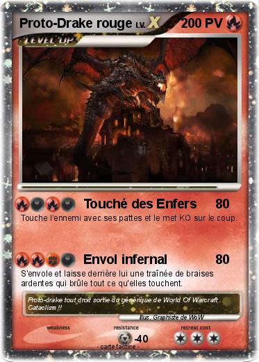 Pokemon Proto-Drake rouge