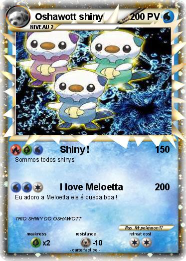 Pokemon Oshawott shiny