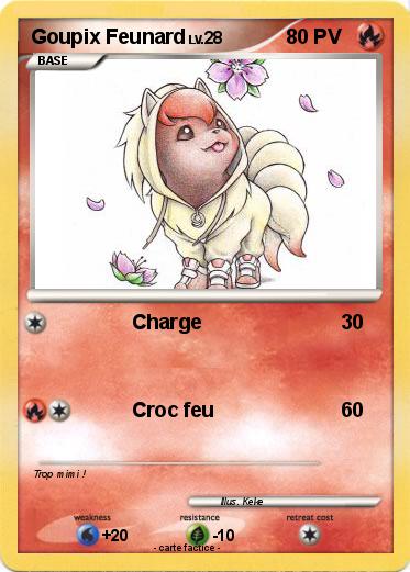 Pokemon Goupix Feunard