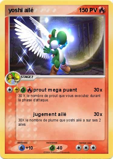Pokemon yoshi ailé