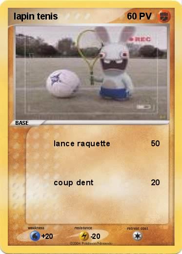 Pokemon lapin tenis