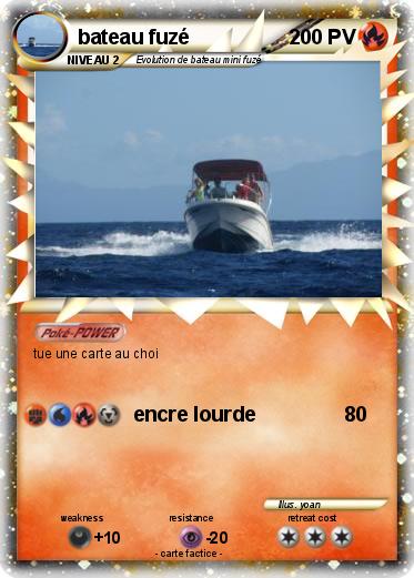 Pokemon bateau fuzé