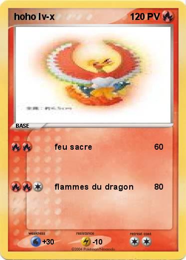Pokemon hoho lv-x