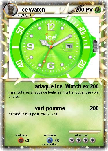 Pokemon ice Watch