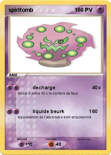 Pokemon spiritomb                           1
