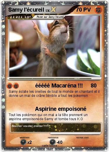 Pokemon Samy l'écureil