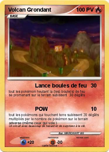 Pokemon Volcan Grondant