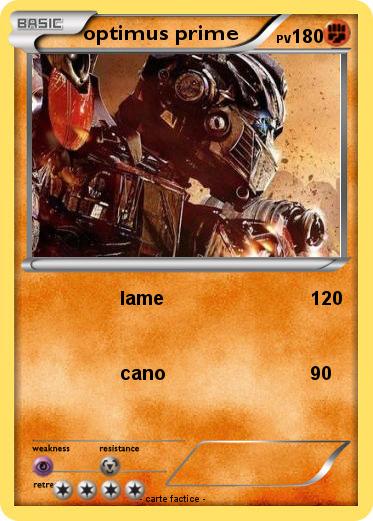 Pokemon optimus prime